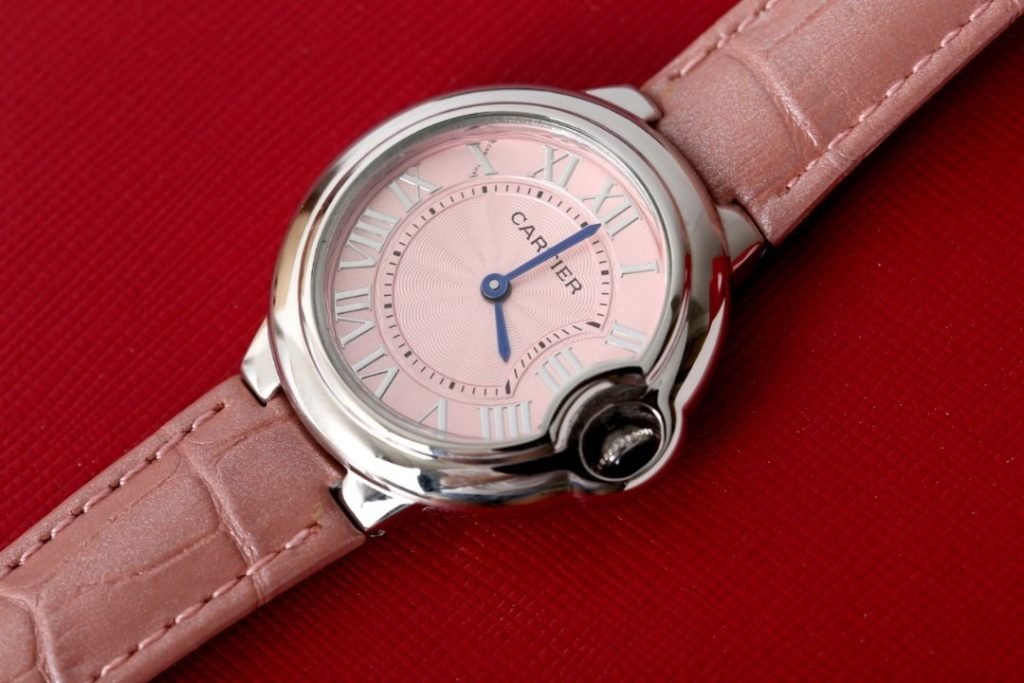 Cartier Cartier Belt Blue Balloon W6920100 Watch 33MM Pink