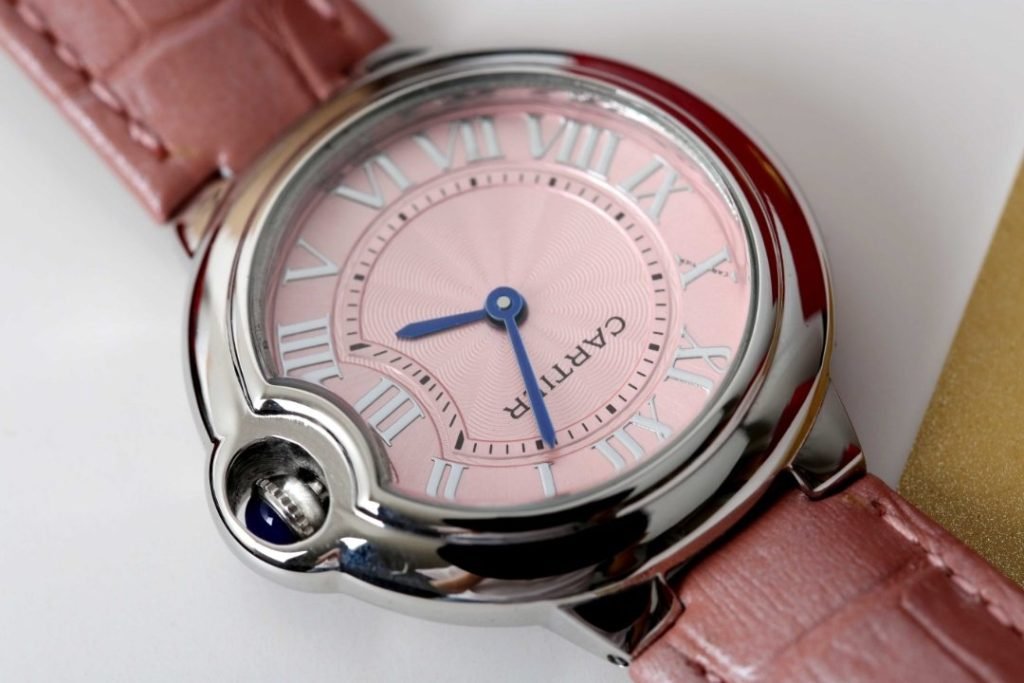 Cartier Cartier Belt Blue Balloon W6920100 Watch 33MM Pink