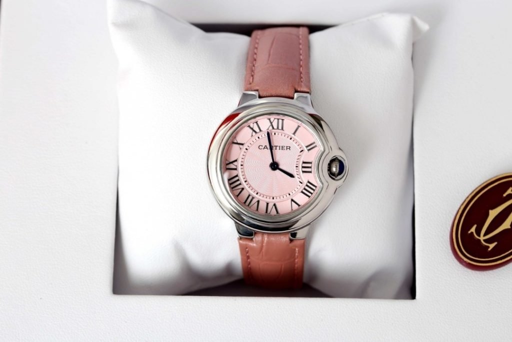 Cartier Cartier Belt Blue Balloon W6920100 Watch 33MM Pink