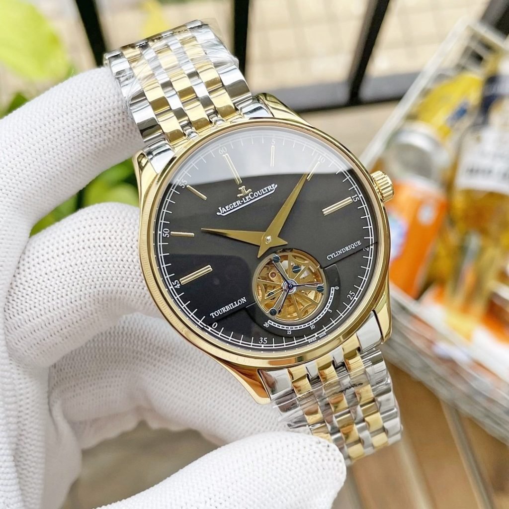 JaegerLeCoultre Mens Watch Simple Twopin Equipped