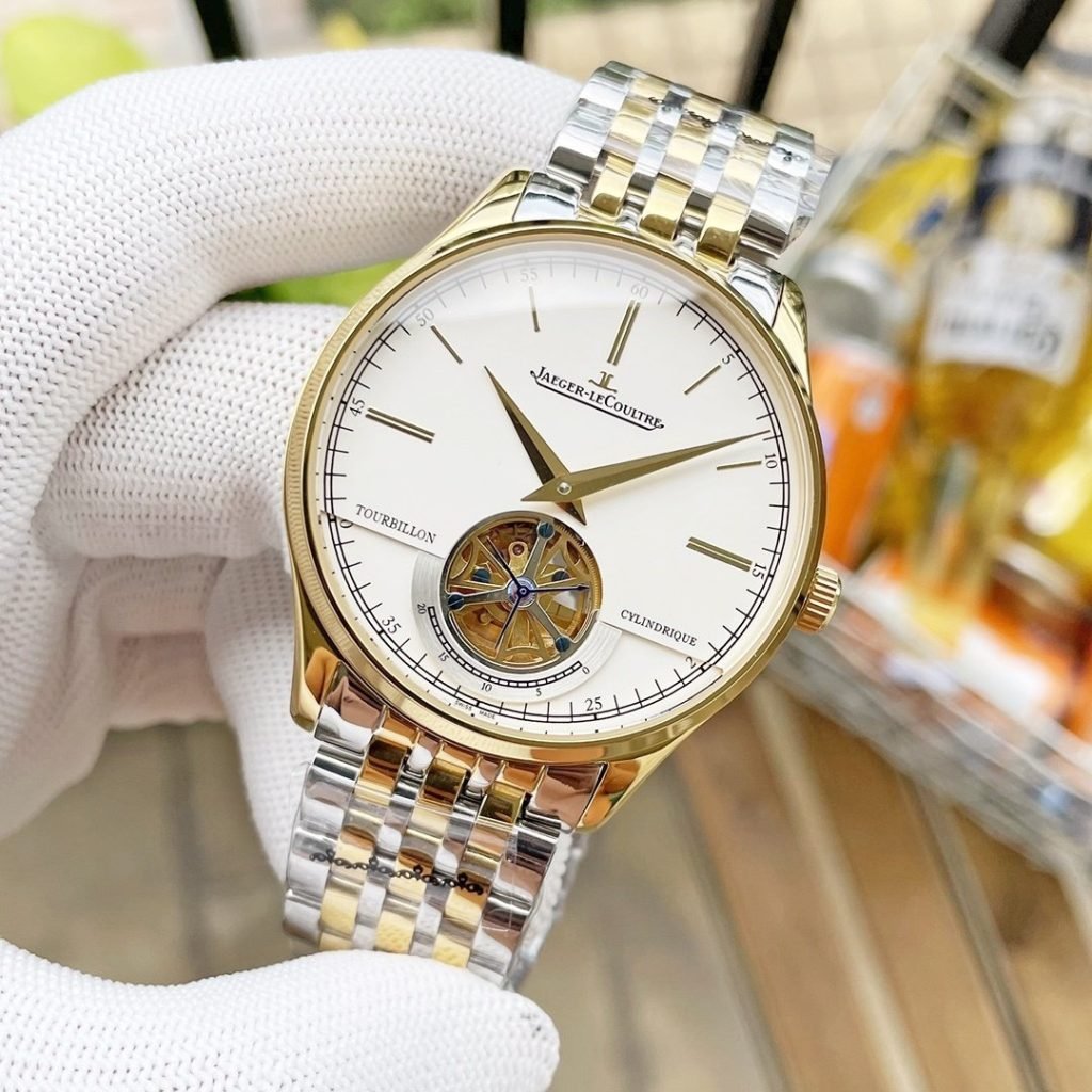 JaegerLeCoultre Mens Watch Simple Twopin Equipped