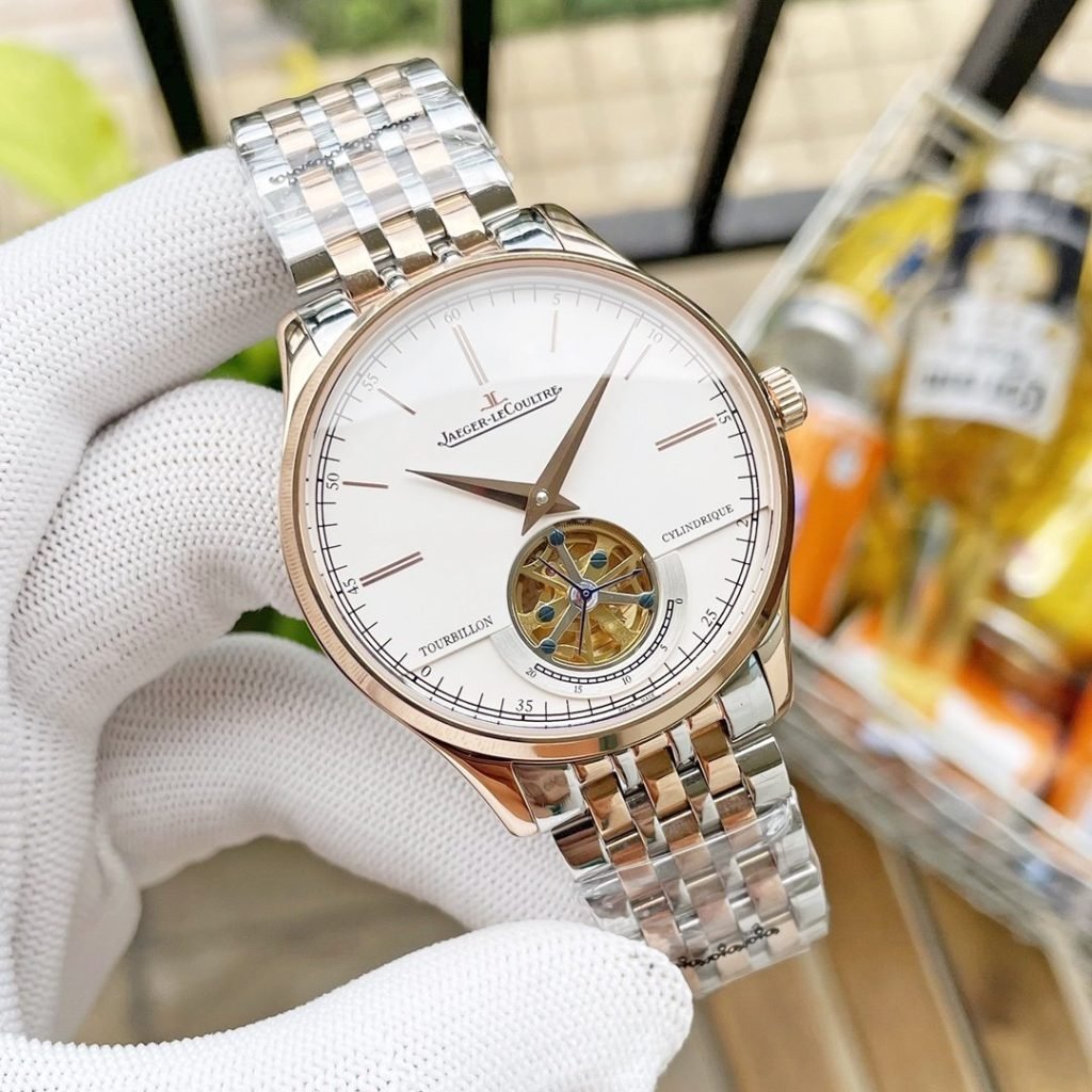 JaegerLeCoultre Mens Watch Simple Twopin Equipped