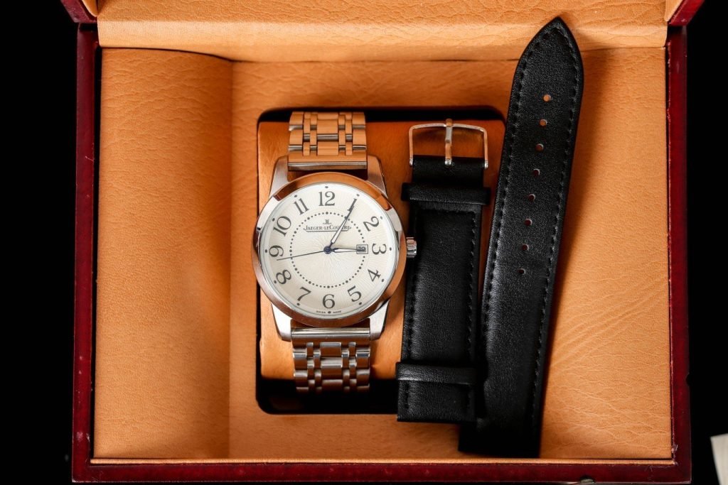 JaegerLeCoultre Jaegerlecoultre Chronograph Stainless Steel Presents THE Belt
