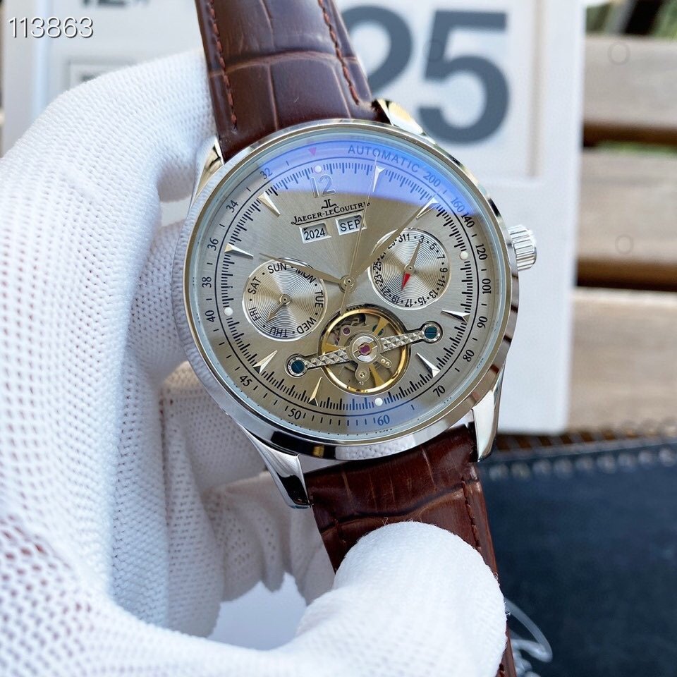 JaegerLeCoultre Jaegerjaeger Lecoultre Mens Watch Master Movement Tourbillon Automatic