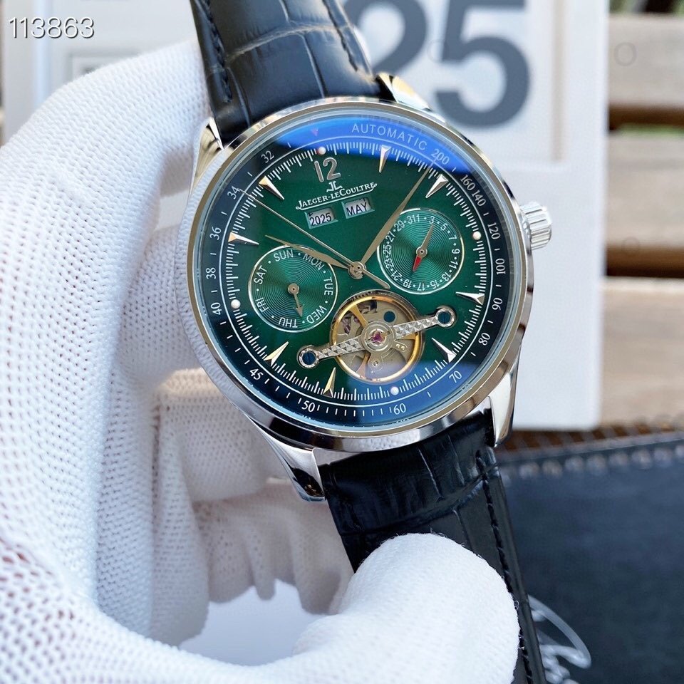 JaegerLeCoultre Jaegerjaeger Lecoultre Mens Watch Master Movement Tourbillon Automatic
