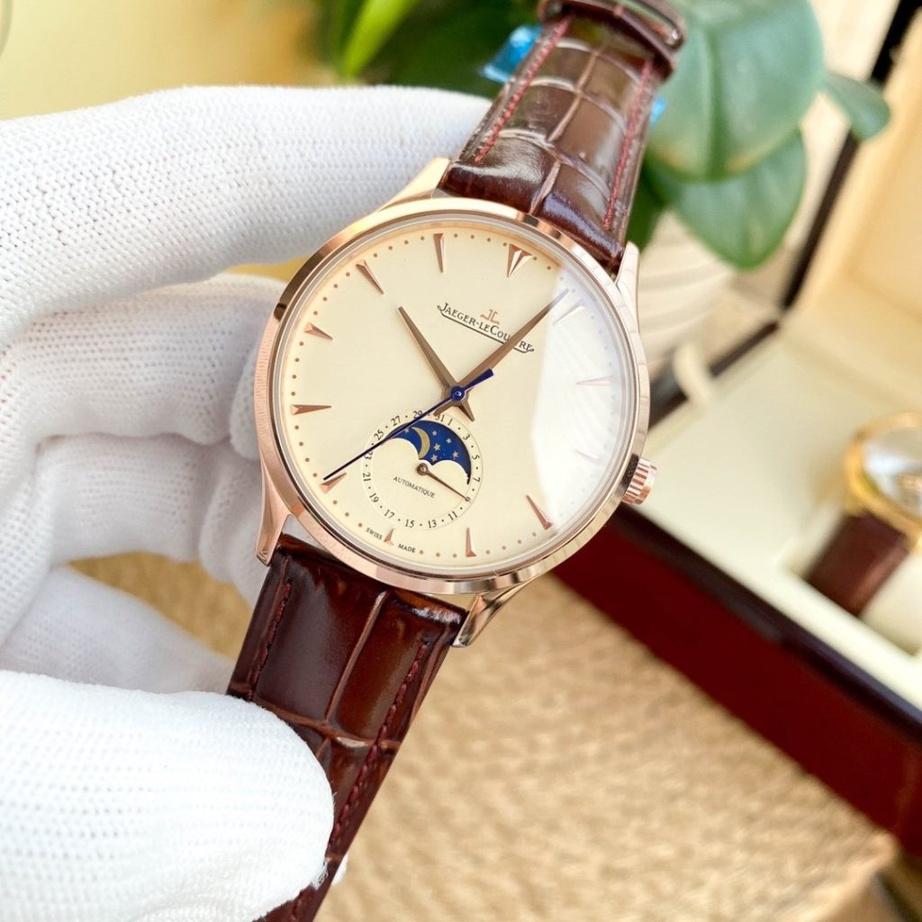 JaegerLeCoultre Moon Phase Master True Calendar Arched Bending Literal