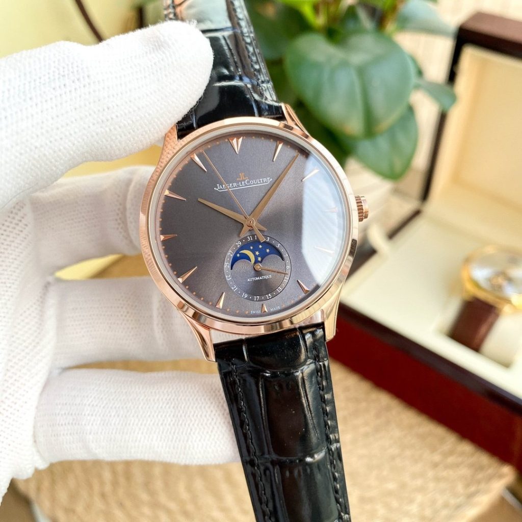 JaegerLeCoultre Moon Phase Master True Calendar Arched Bending Literal