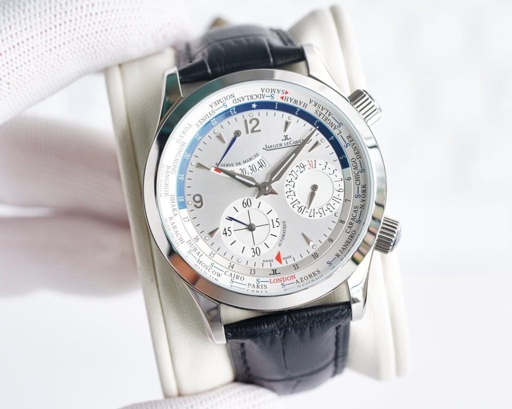 JaegerLeCoultre White 0GOLD L Jaegerlecoultre Mens Watch Multifunctional Design