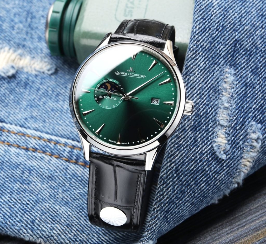 JaegerLeCoultre J5 White Leather Steel Band 20 This