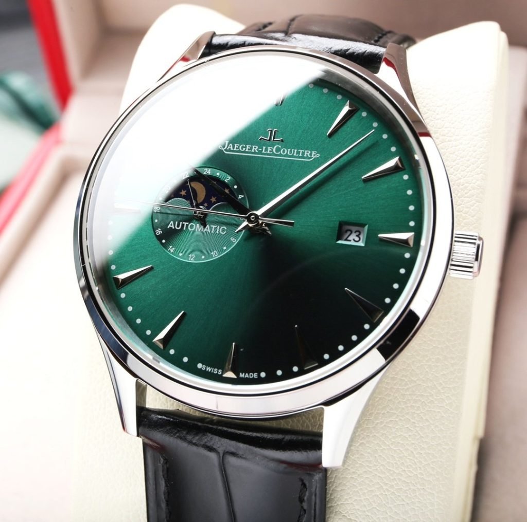 JaegerLeCoultre J5 White Leather Steel Band 20 This
