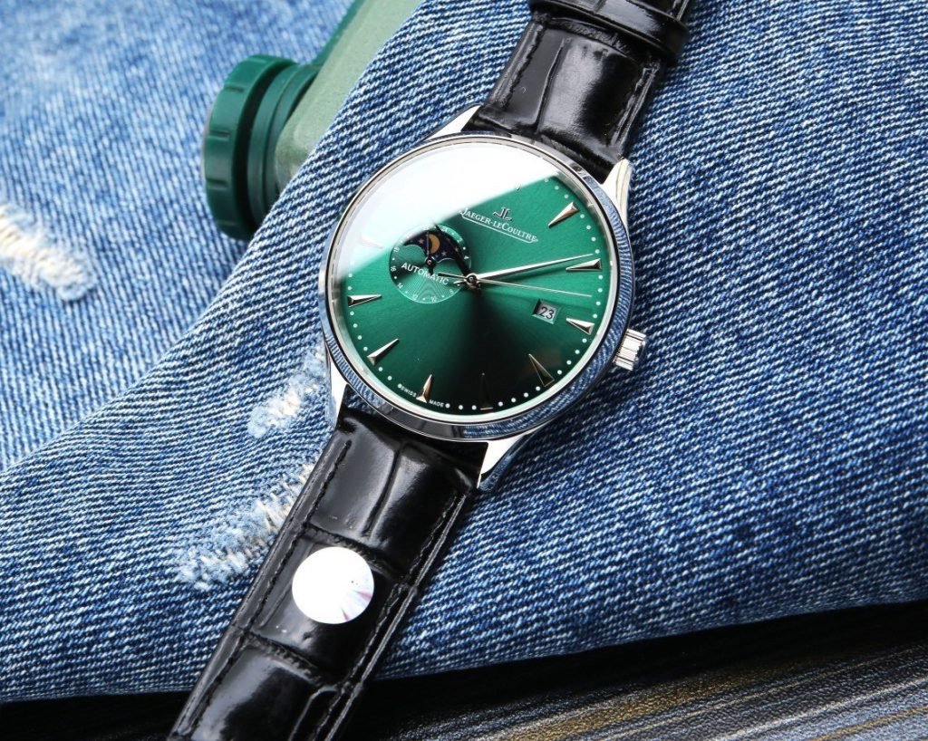 JaegerLeCoultre J5 White Leather Steel Band 20 This