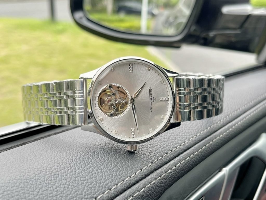 JaegerLeCoultre White Lgold Steel Strip 20 Jaegerlecoultre Mens Watch