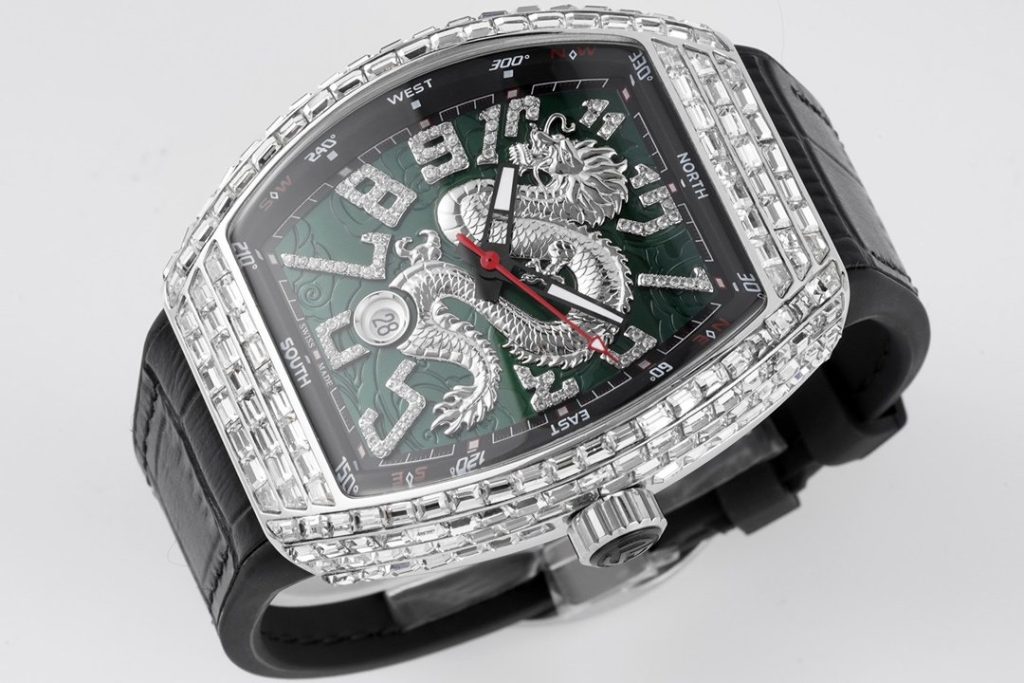 Franck Muller Abfs Franck Muller Vanguard V45 Czech Crystal Square