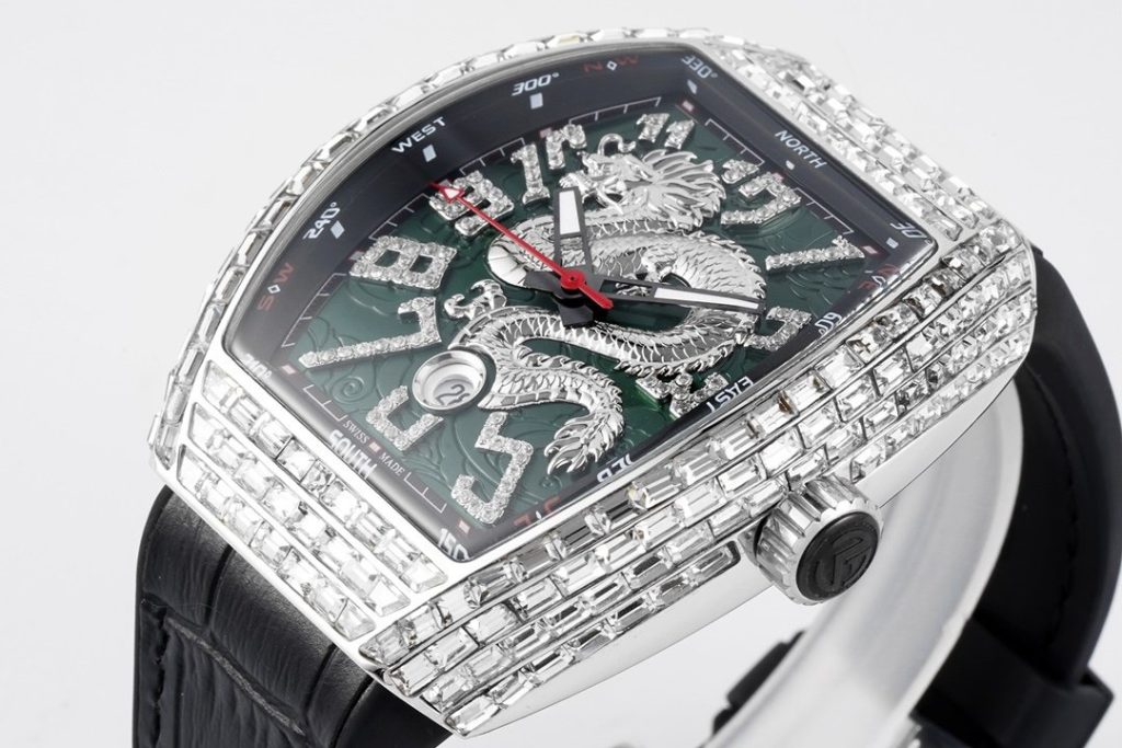 Franck Muller Abfs Franck Muller Vanguard V45 Czech Crystal Square