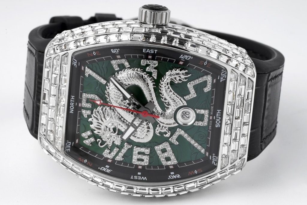 Franck Muller Abfs Franck Muller Vanguard V45 Czech Crystal Square