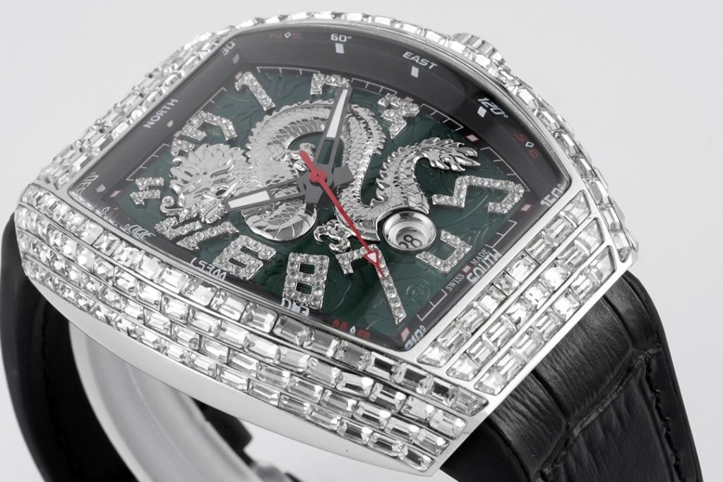 Franck Muller Abfs Franck Muller Vanguard V45 Czech Crystal Square