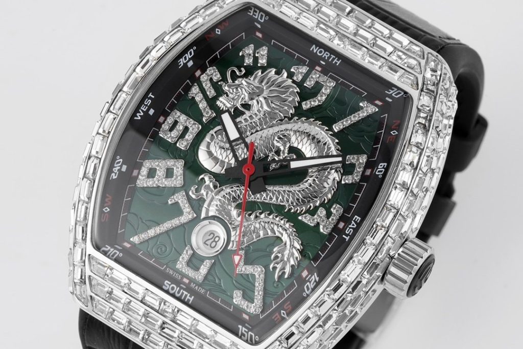 Franck Muller Abfs Franck Muller Vanguard V45 Czech Crystal Square