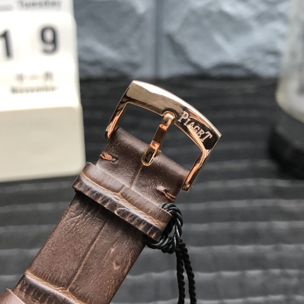 Piaget Earl Black Belt Gold Moon Phase Girl Shipment