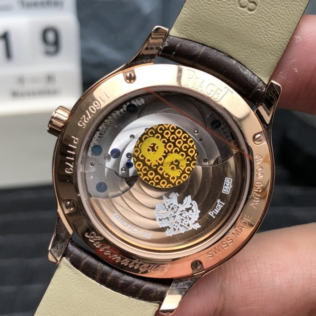 Piaget Earl Black Belt Gold Moon Phase Girl Shipment