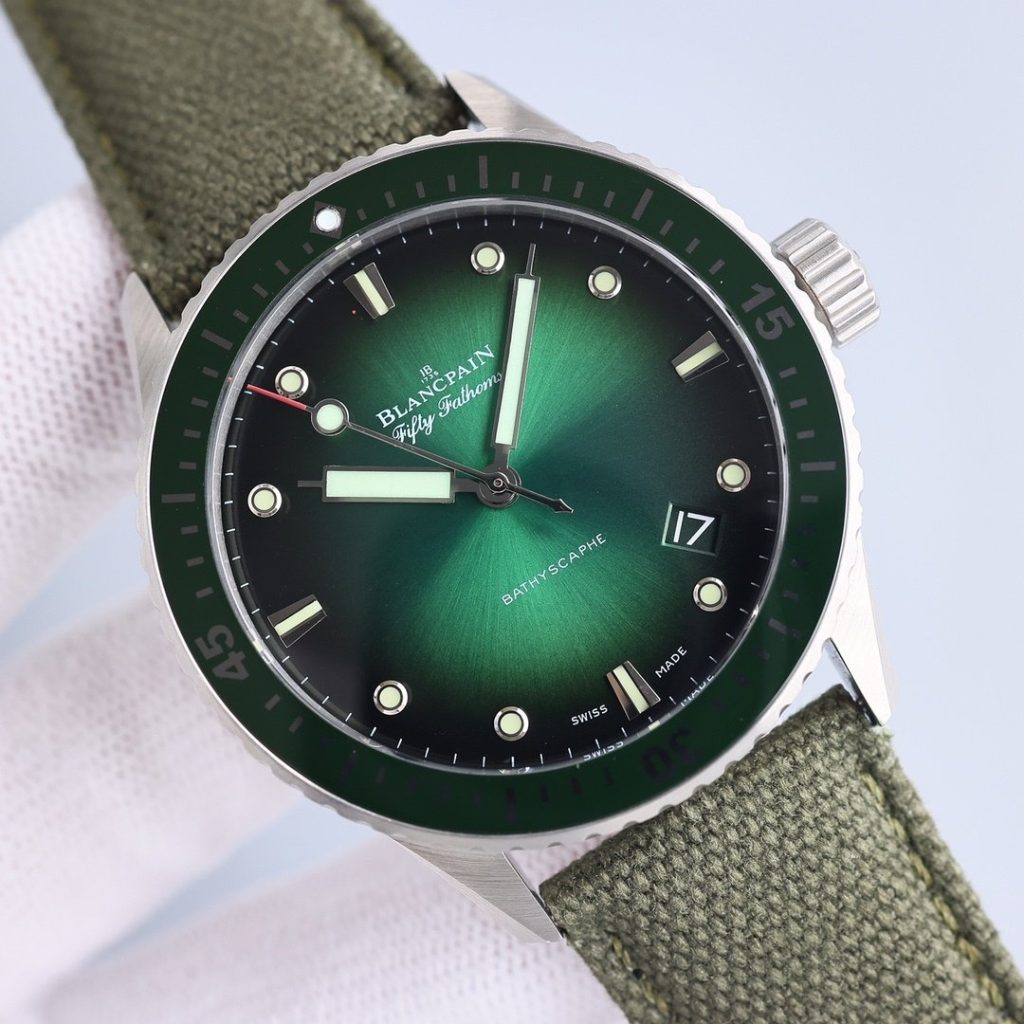 BLANCPAIN U1 Steel Blancpain Fifty Searches 904L Satin Frosted