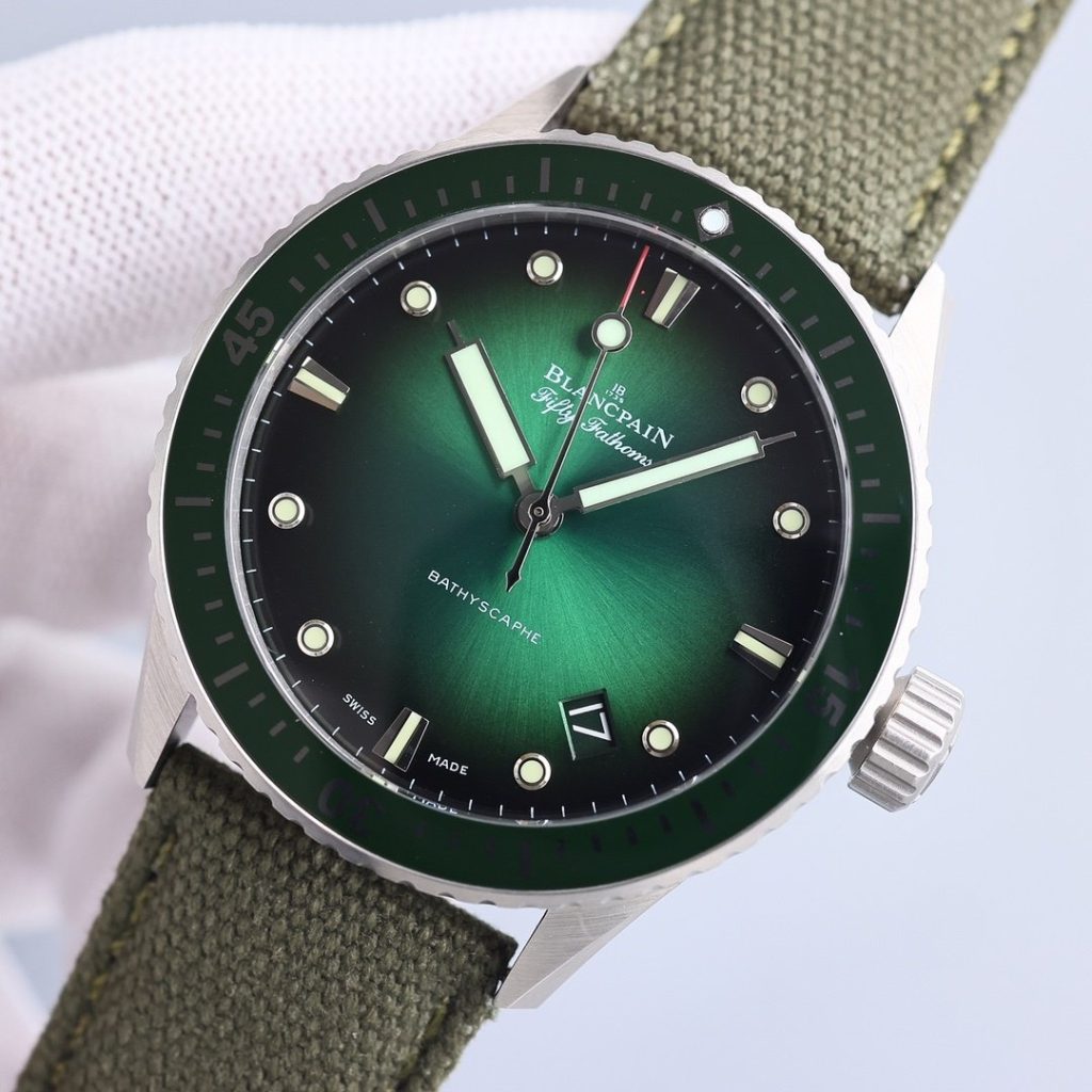 BLANCPAIN U1 Steel Blancpain Fifty Searches 904L Satin Frosted