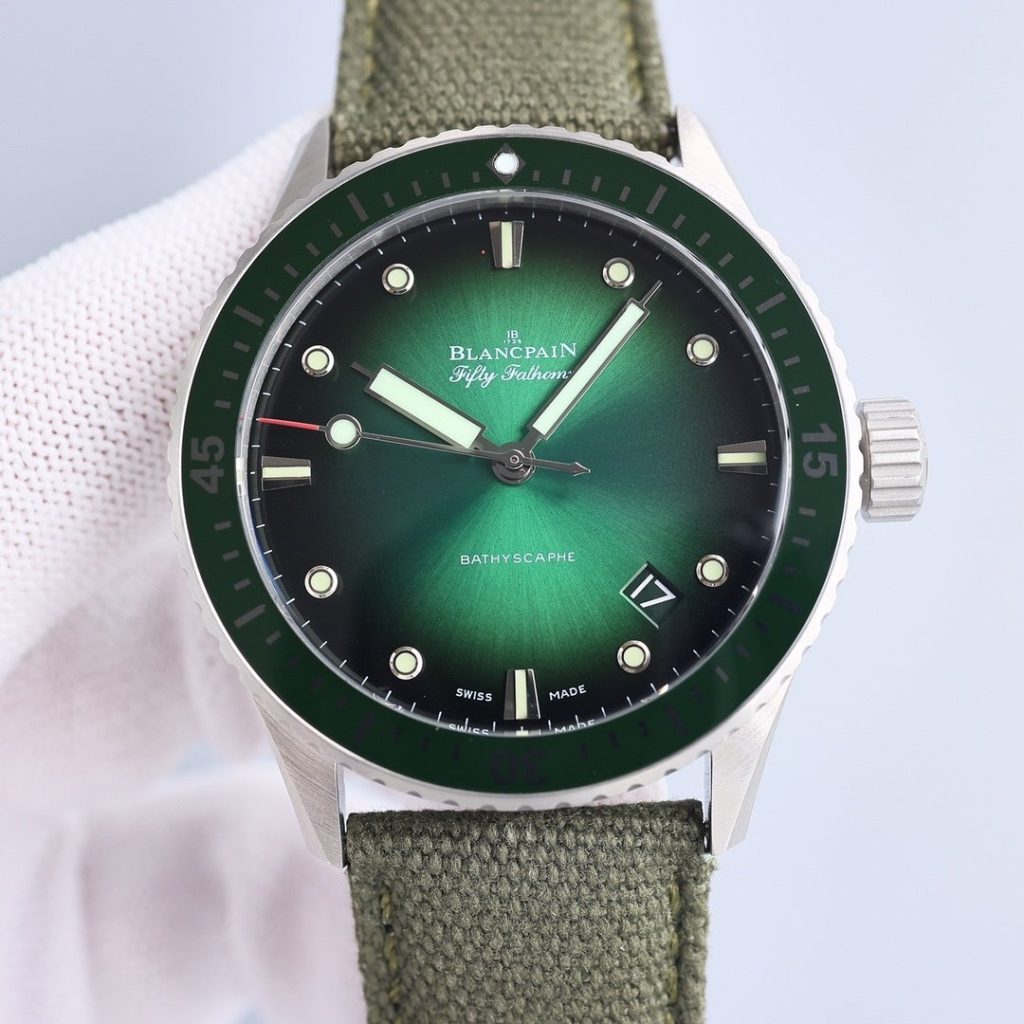BLANCPAIN U1 Steel Blancpain Fifty Searches 904L Satin Frosted