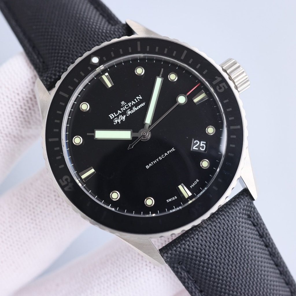 BLANCPAIN U1 Steel Blancpain Fifty Searches 904L Satin Frosted
