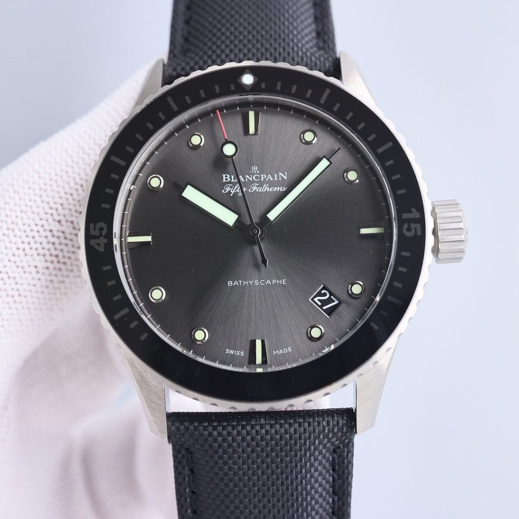 BLANCPAIN U1 Steel Blancpain Fifty Searches 904L Satin Frosted