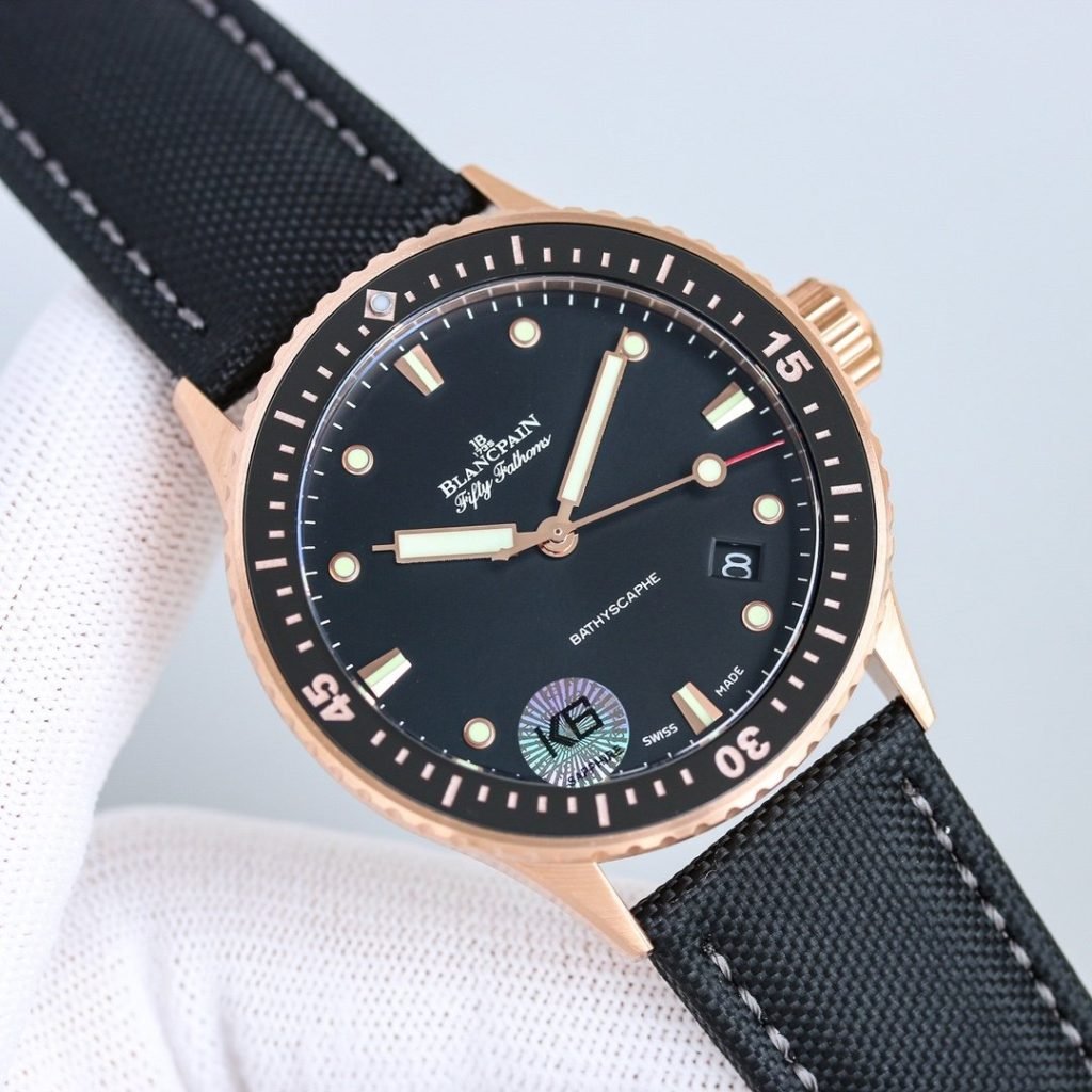 BLANCPAIN Fifty Quest 436 MM Mens Watchhightech Satin Gray