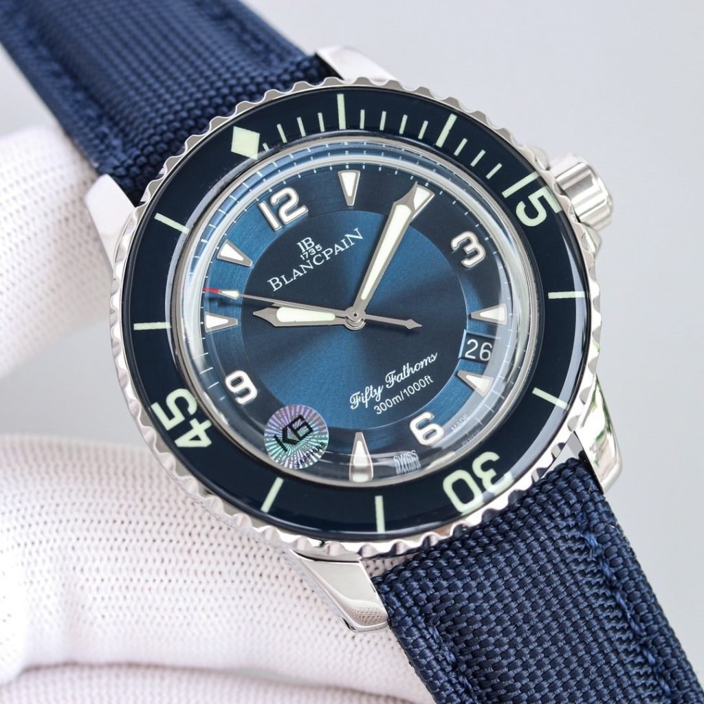 BLANCPAIN 5015B 50 Fathoms Diving Watch Stainless Steel Case
