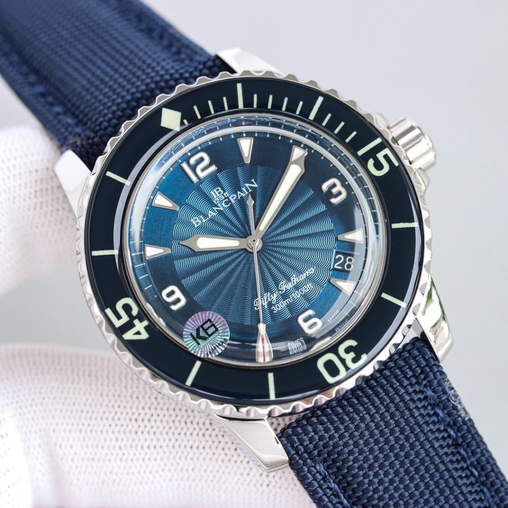 BLANCPAIN 5015B 50 Fathoms Diving Watch Stainless Steel Case