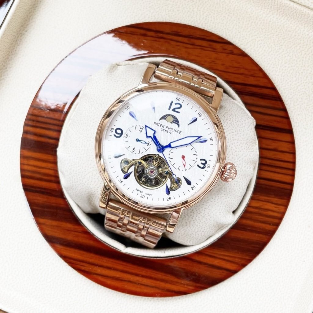 Patek Philippe White 660 Rose 20 Patek Philippe Mens Watch