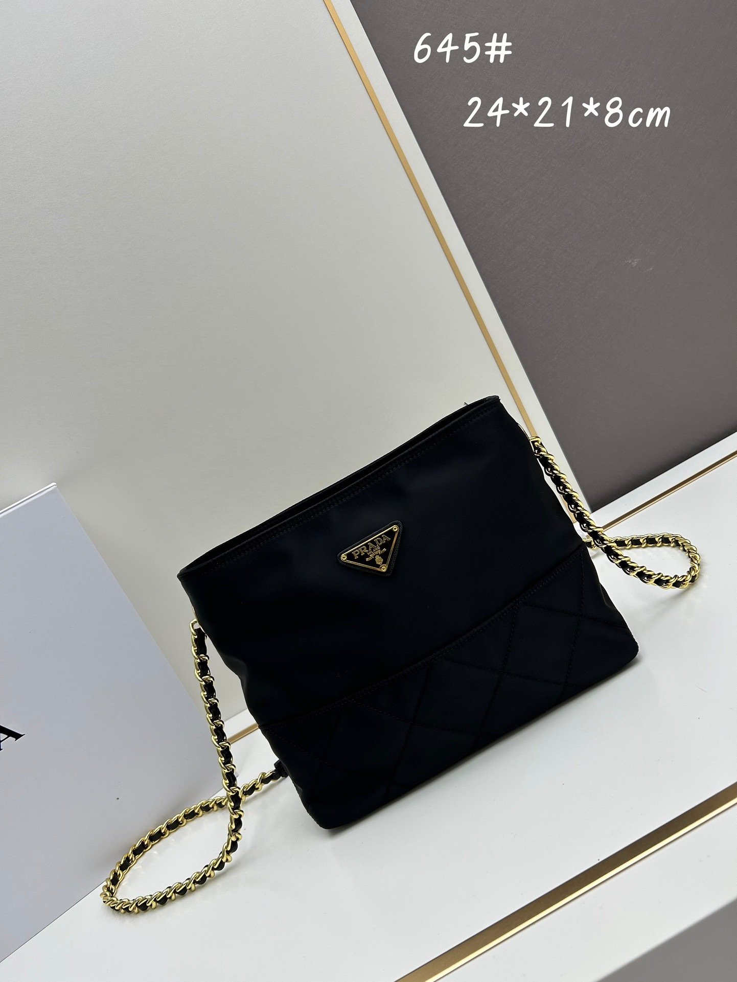 Prada x21x8 Black Bag 001330