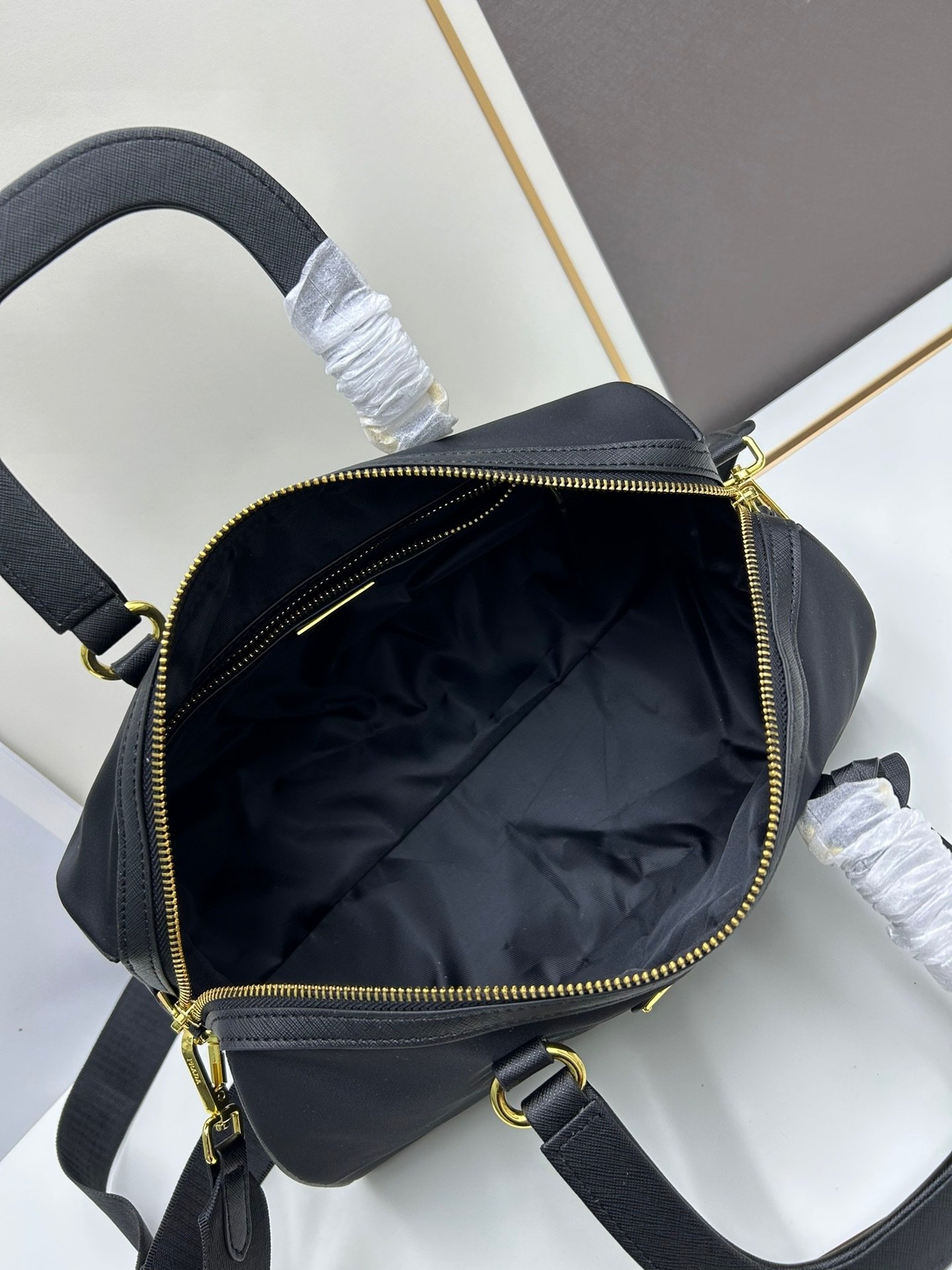 Prada RMB Re-Edition Saffiano Medium Top Handle Bag Crossbody Bag Shoulder Bag 001350