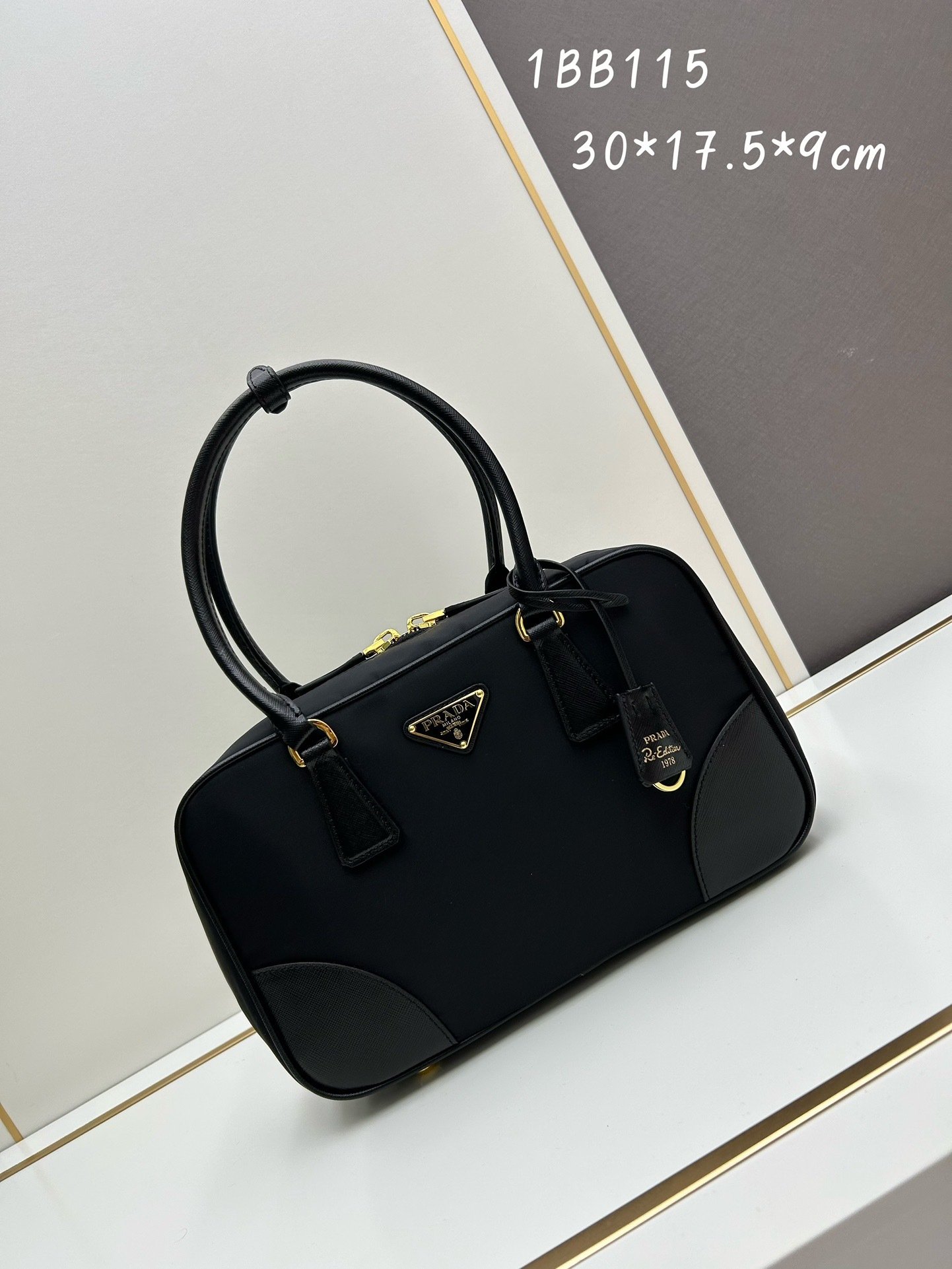 Prada BB115 Saffiano Top Handle Bag 001450