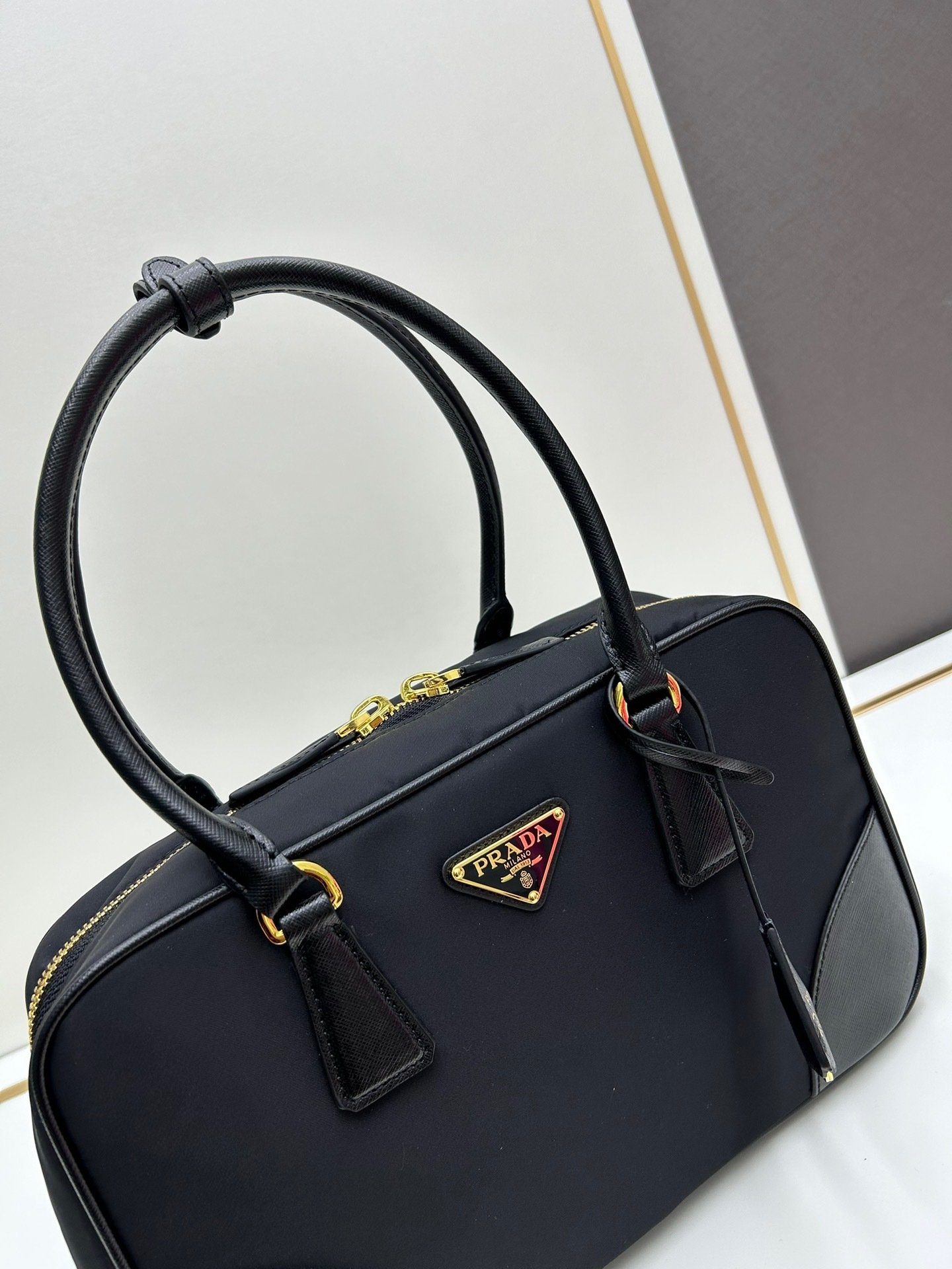 Prada BB115 Saffiano Top Handle Bag 001450