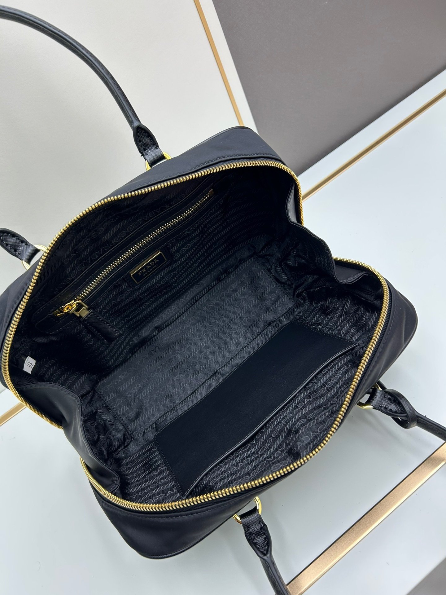 Prada BB115 Saffiano Top Handle Bag 001450