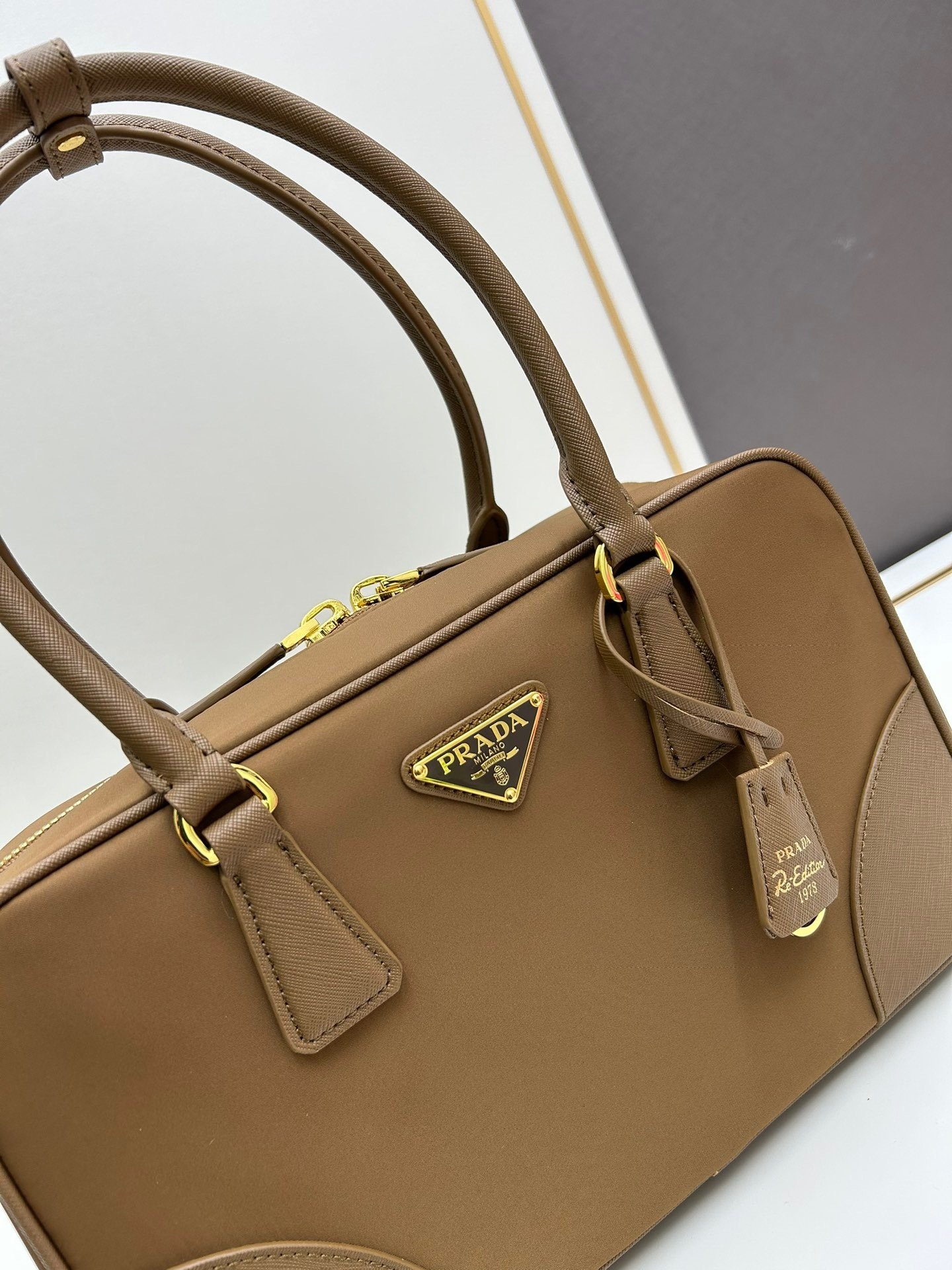 Prada BB115 Saffiano Top Handle Bag 001450