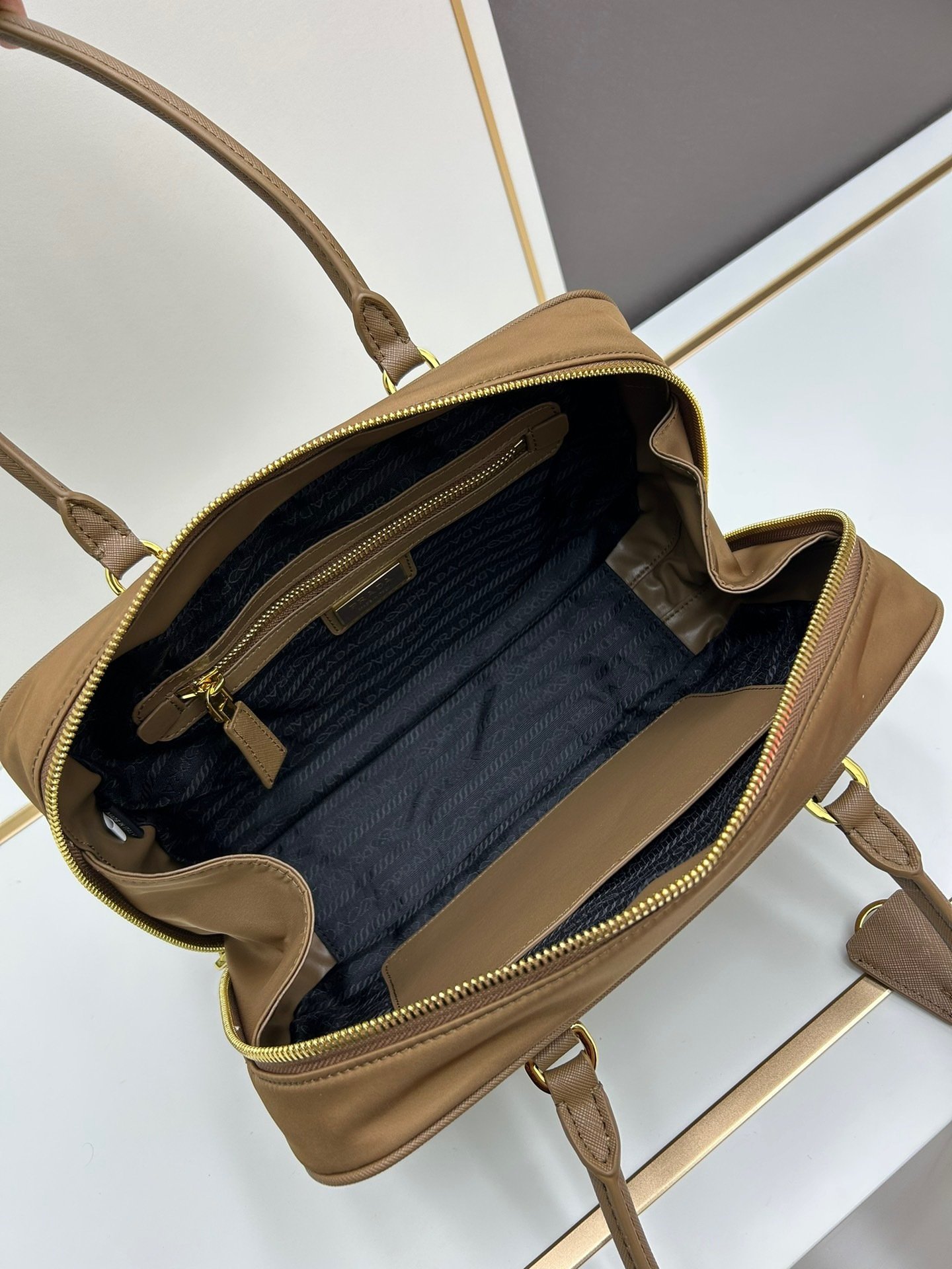 Prada BB115 Saffiano Top Handle Bag 001450