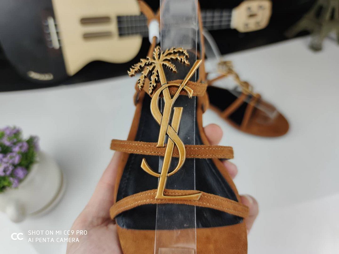 Saint Laurent YSL Logo Sandals 948220
