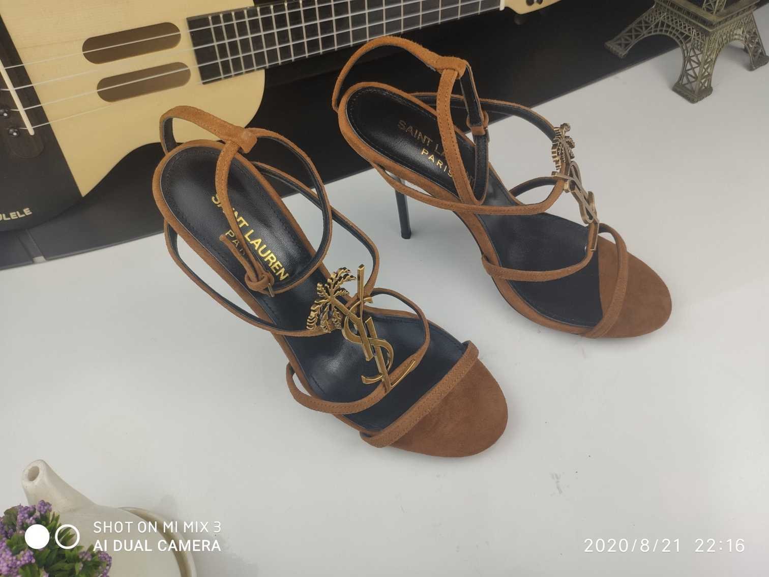 Saint Laurent YSL Logo Sandals 948240