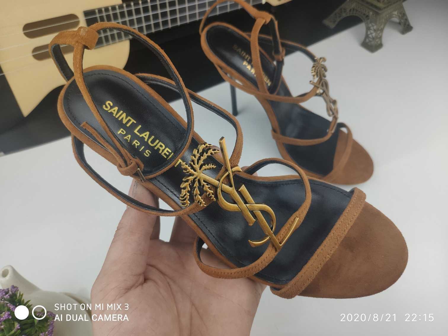 Saint Laurent YSL Logo Sandals 948240