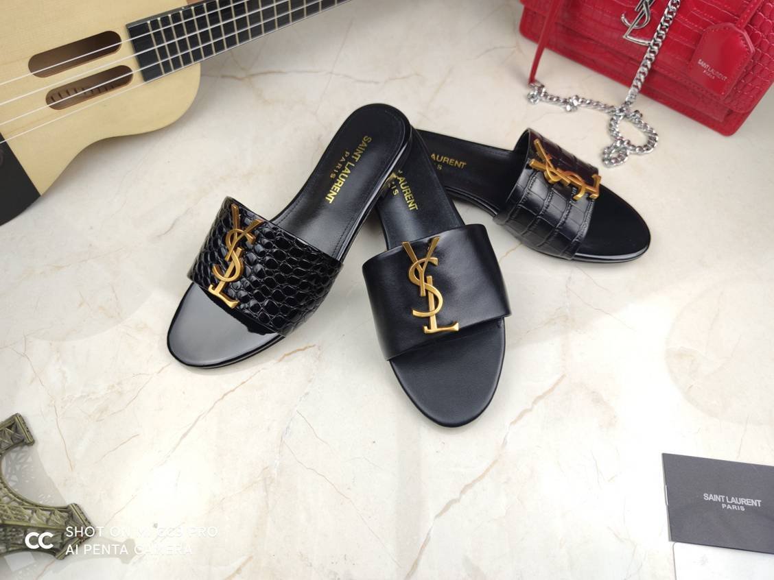 Saint Laurent YSL Logo Sandals 948220
