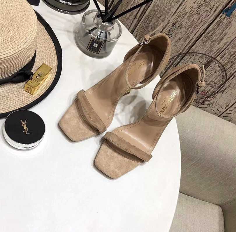 Saint Laurent YSL Logo Sandals 901270