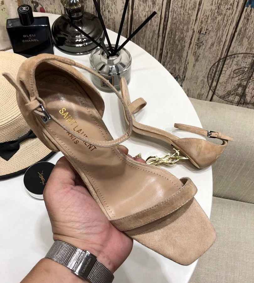 Saint Laurent YSL Logo Sandals 901270