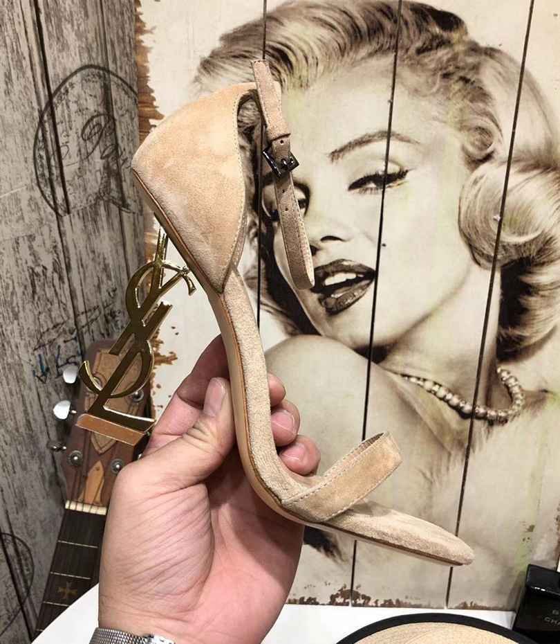 Saint Laurent YSL Logo Sandals 901270