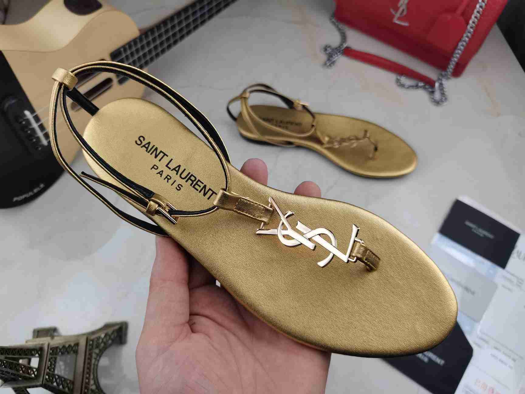 Saint Laurent YSL Logo Sandals Colorway 2 948220