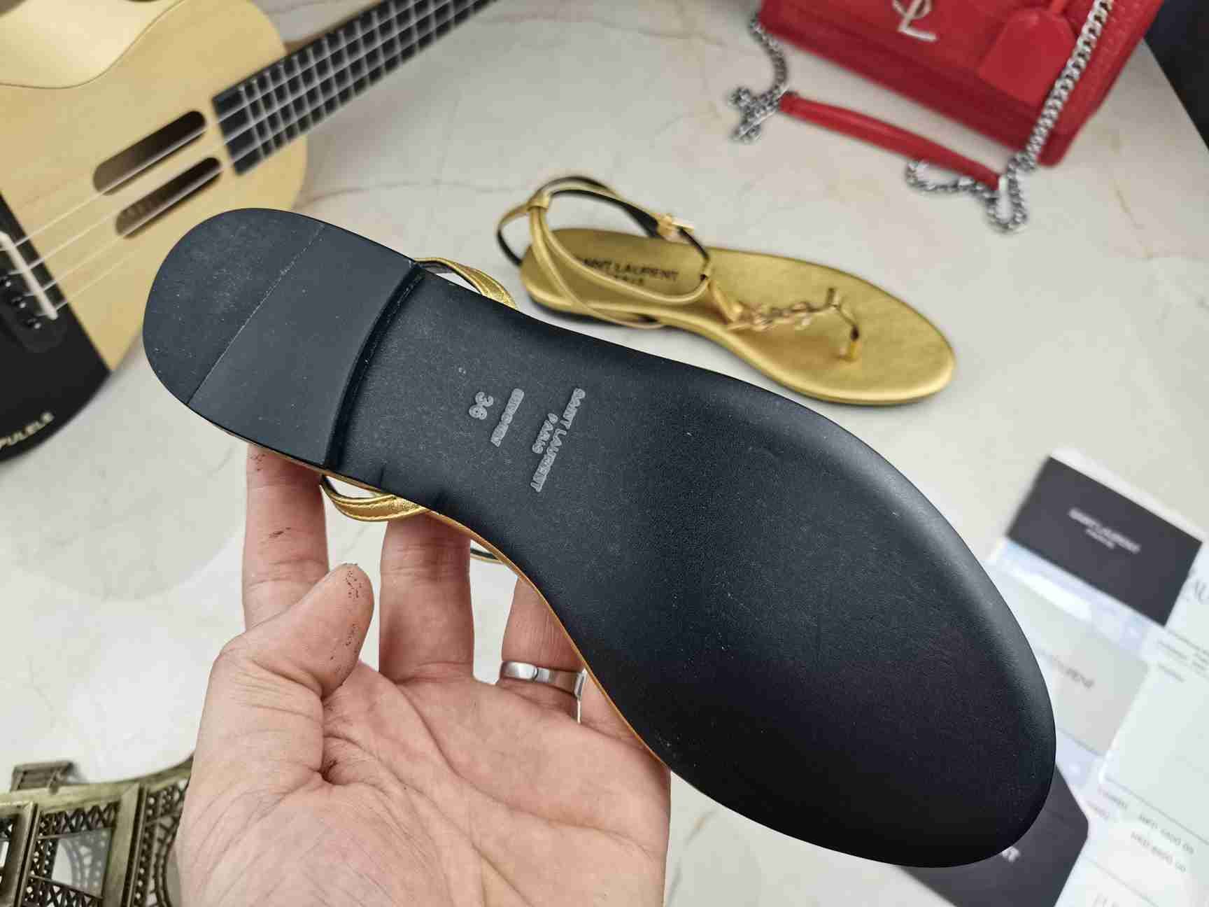Saint Laurent YSL Logo Sandals Colorway 2 948220