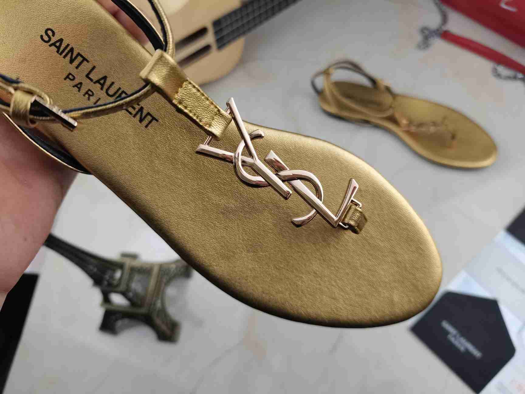 Saint Laurent YSL Logo Sandals Colorway 2 948220