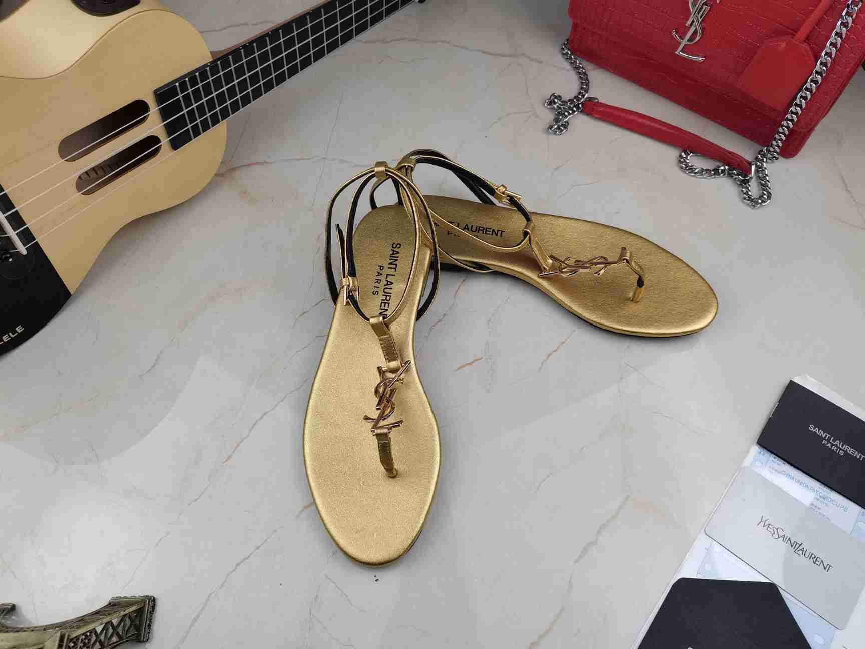 Saint Laurent YSL Logo Sandals Colorway 2 948220